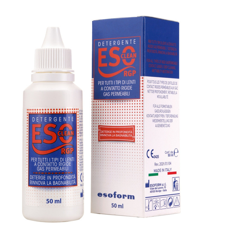 محلول شستشو لنز هارد اسوفرم مدل ESOCLEAN به حجم 50 میلی لیتر