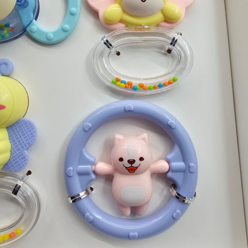جغجغه ناب سل مدل هانگر مجموعه 6 عددی کد BABY RATTLES  HANGER HAPPY WORLD