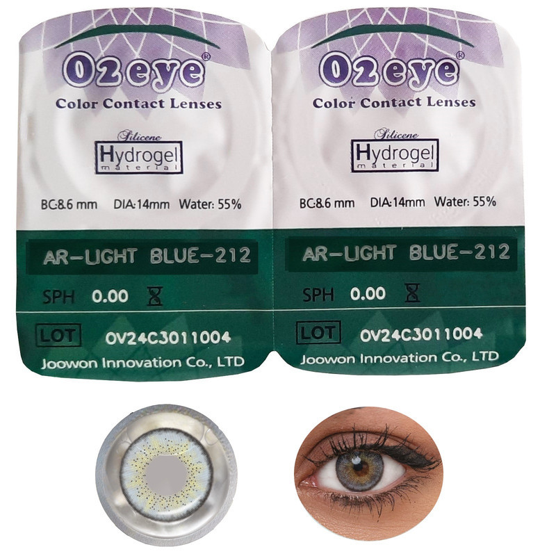 لنز چشم 02آی مدل Hydrogel شماره 212 رنگ آبی