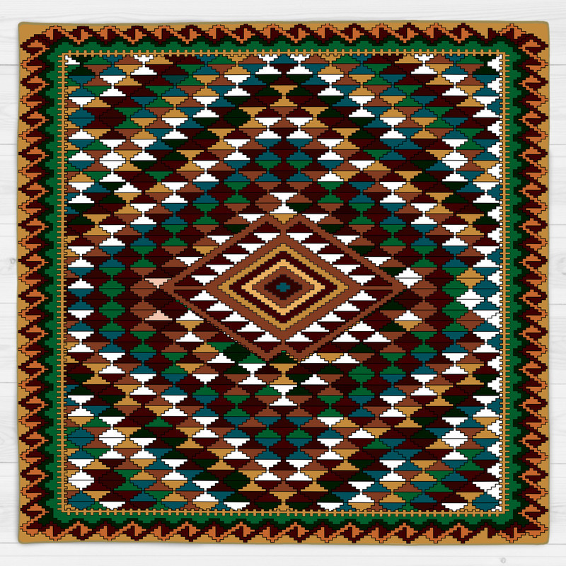 رومیزی طرح گبه کد 9224