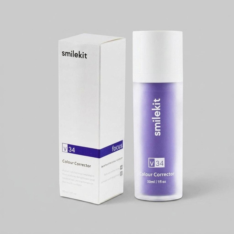 خمیر دندان اسمایل کیت مدل colour corrector با طعم نعنا حجم 30 میلی لیتر