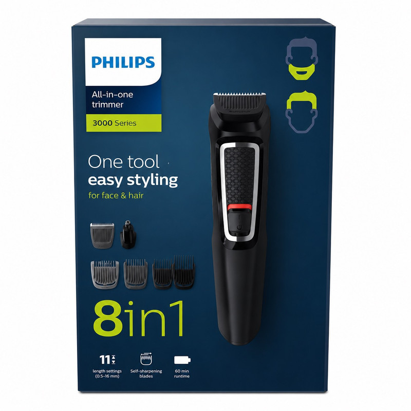 ماشین اصلاح موی صورت شارژی فیلیپس مدل mg373015