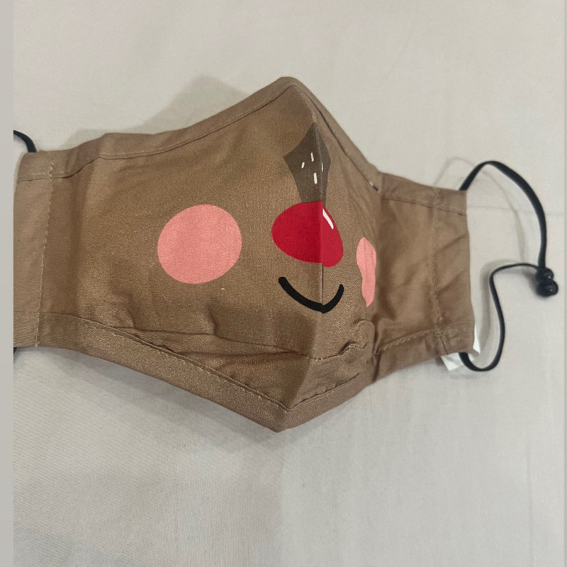 ماسک پارچه‌ای دو لایه آی ام مدل Bo90 بسته 6 عددی