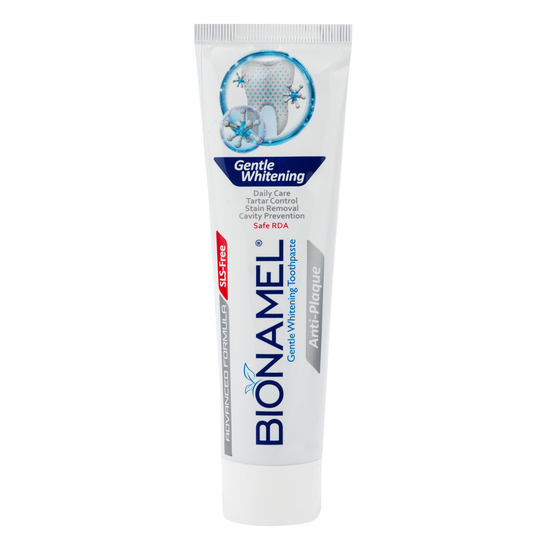 خمیر دندان سفید کننده بایونمل مدل Gentle Whitening با طعم نعناع وزن 130 گرم
