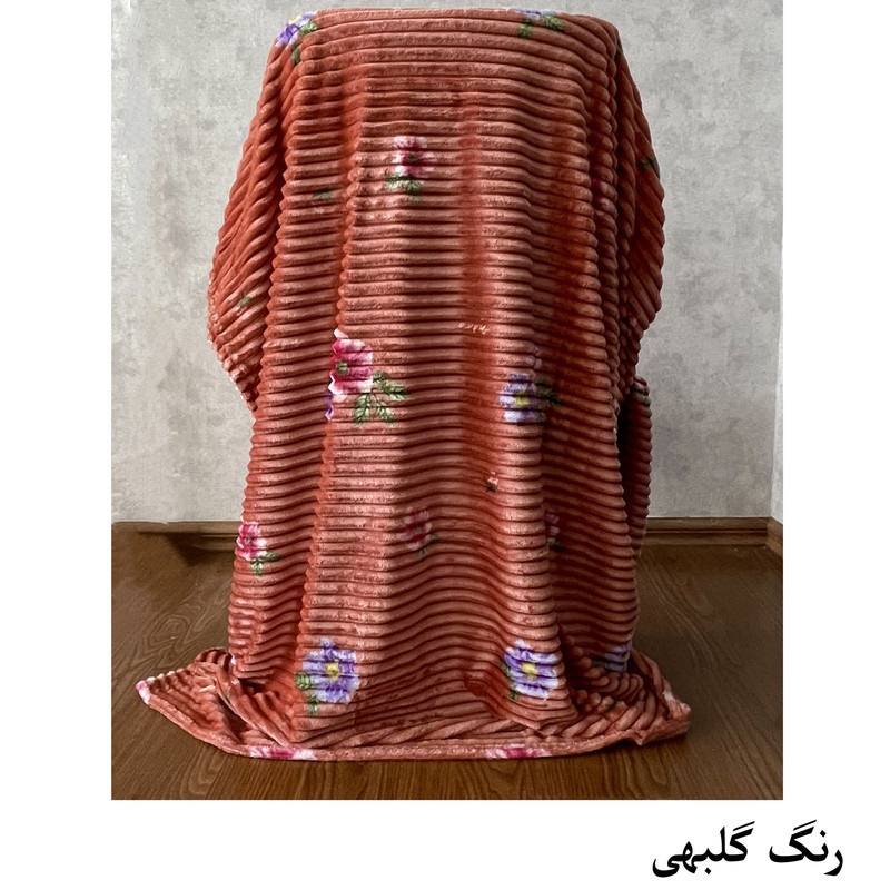 پتو مسافرتی 1 نفره هنرمند مدل بابونه سایز 200x160 سانتی‌متر