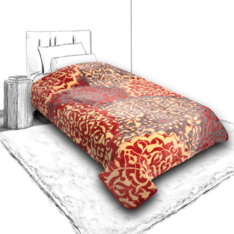 پتو یک نفره گلبافت مدل برتر سایز 220x160 سانتی‌متر