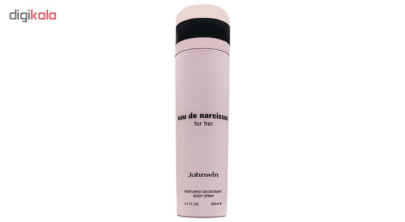 اسپری خوشبو کننده بدن زنانه جانوین مدل eau de narcissus حجم 200 میلی لیتر