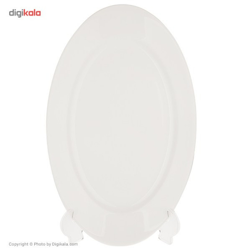 سرویس غذاخوری 102 پارچه چینی زرین ایران سری ایتالیا اف مدل White درجه عالی