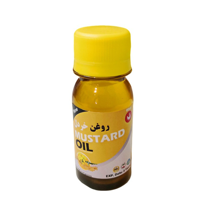 روغن خردل پامکا مدل پرس سرد حجم 60 میلی لیتر