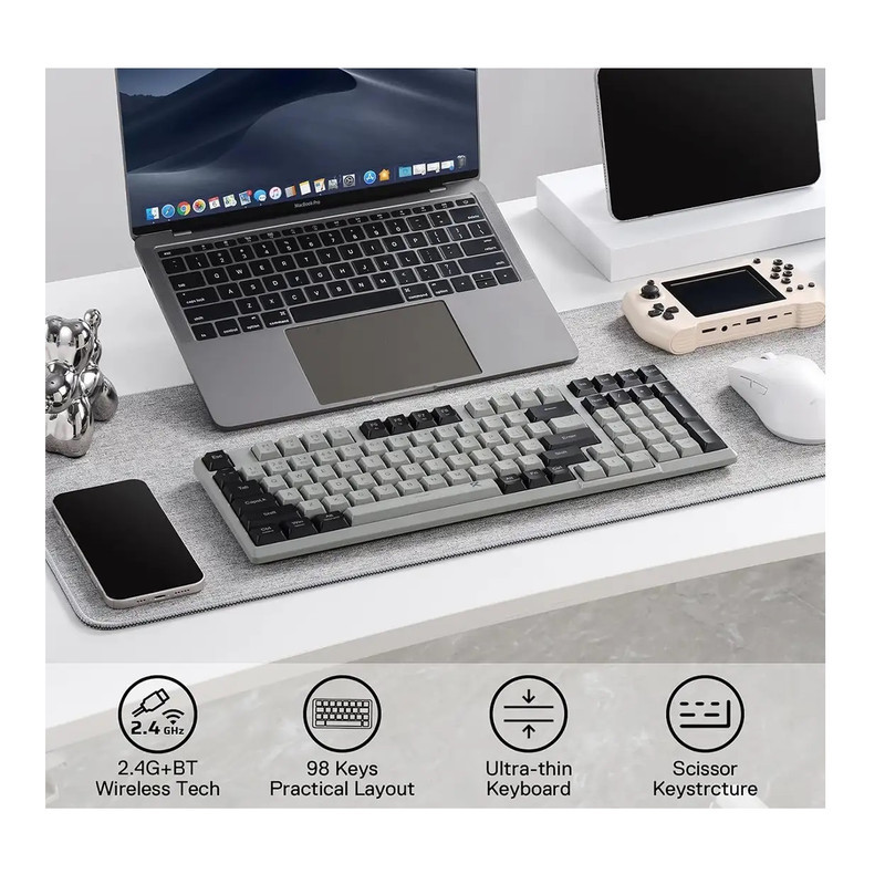 کیبورد بیسیم ردراگون مدل BK7114