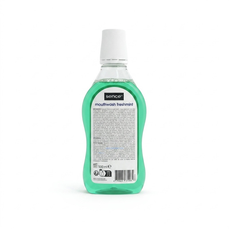 دهان شویه سنس مدل FRESHMINT حجم 500 میلی لیتر