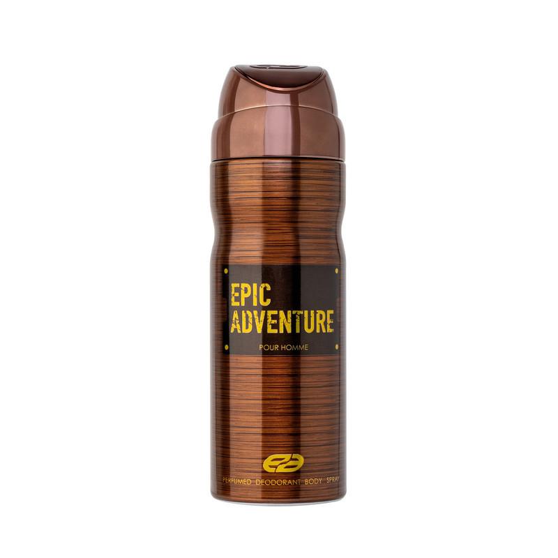 ادو تویلت مردانه عماد آرا مدل Epic Adventure حجم 100 میلی لیتر به همراه اسپری خوشبو کننده بدن مردانه عماد آرا مدل Epic Adventure حجم 200 میلی لیتر