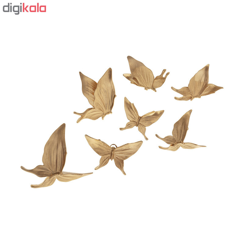 دیوارکوب لوتوس طرح پروانه کد P01 مجموعه 7 عددی