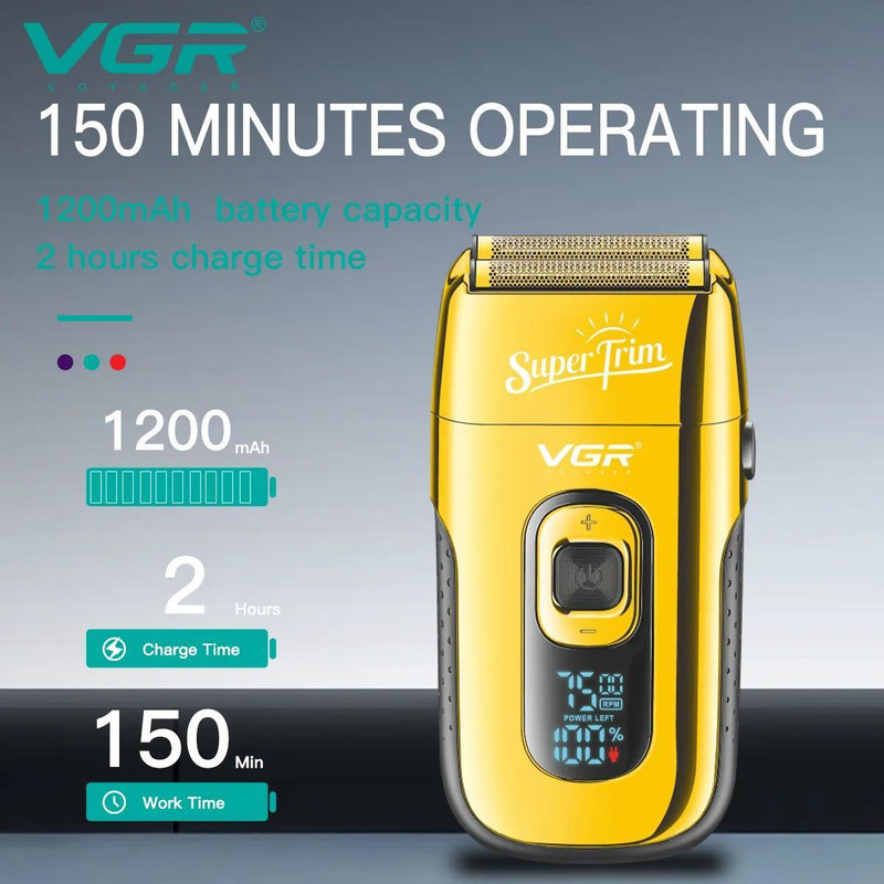 ماشین اصلاح موی سر و صورت وی جی ار مدل V-332
