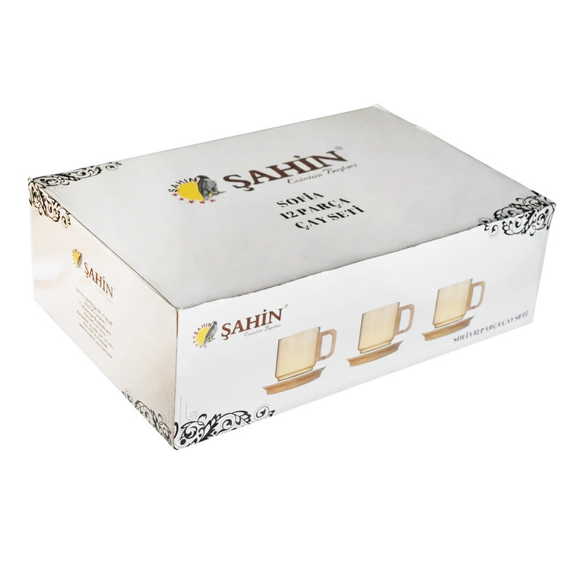 سرویس چای خوری 12 پارچه 6 نفره شاهین مدل SHN_121