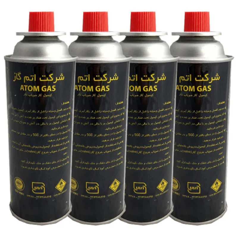 کپسول گاز 227 گرمی اتم گاز مدل 01 بسته 4 عددی