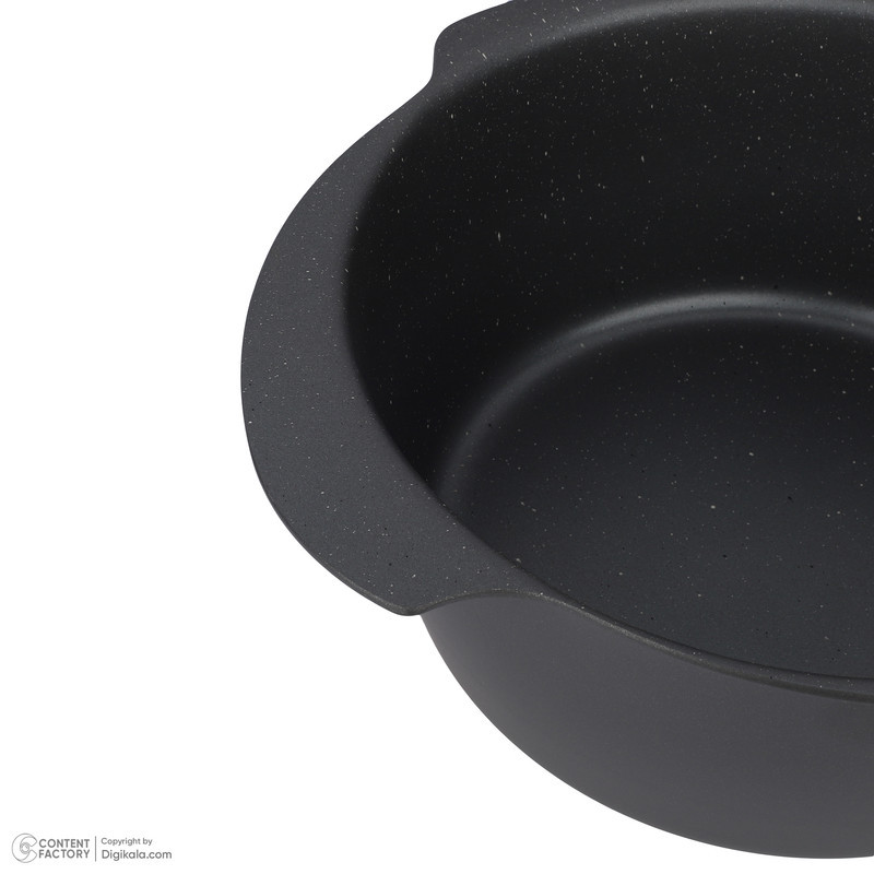 سرویس قابلمه و تابه گرانیت 17 پارچه تکنو مدل پروانه