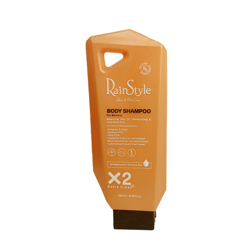 شامپو بدن رین استایل مدل Balancing skin oil با رایحه چای سبز و اسطوخودوس مناسب برای پوست چرب حجم 250 میلی‌لیتر