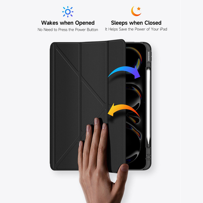 کیف کلاسوری دوکس دوکیس مدل MAGI مناسب برای تبلت Apple iPad 2022 10th Generation-10.9 inch، Apple iPad 11 2025-11 Inch