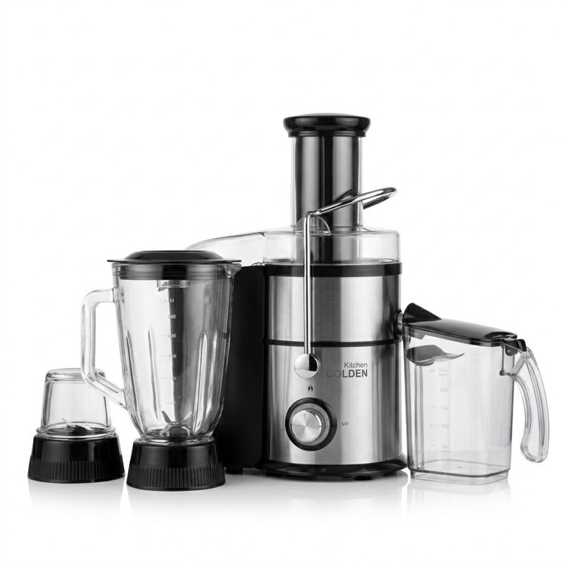 آبمیوه‌گیری چند کاره 800 وات گلدن کیچن مدل Gk500