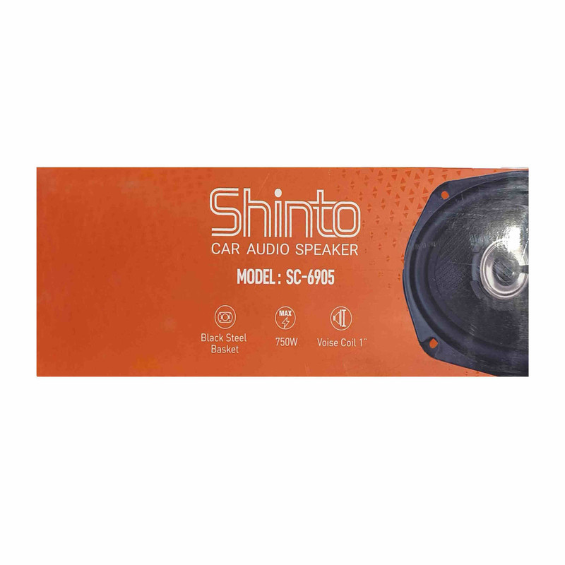 اسپیکر پشت خودرو شینتو مدل sc-6905 سایز 6×9 اینچ بسته دو عددی