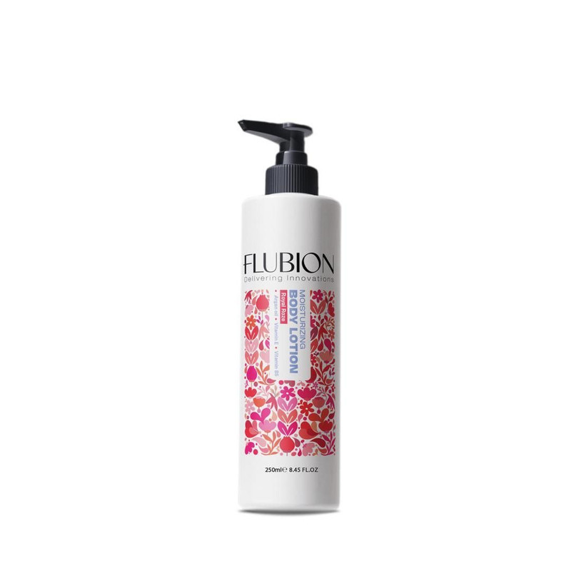 لوسیون بدن فلوبیون مدل Royal Rose مناسب انواع پوست حجم 250 میلی لیتر