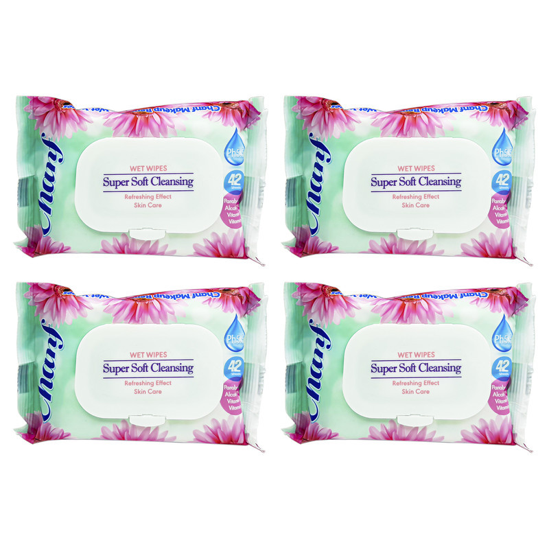 دستمال مرطوب چانف مدل Super Soft-X1 مجموعه 4 عددی