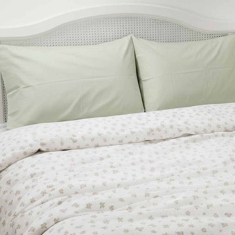 روکش لحاف پنبه انگلیش هوم مدل Rosy Life دو نفره سایز 220x200 سانتی‌متر
