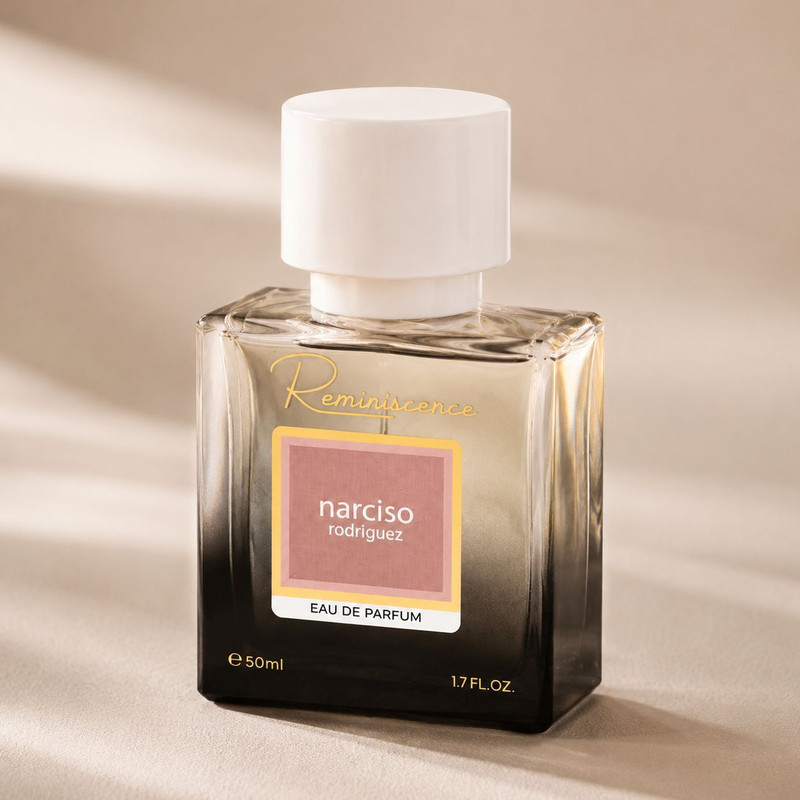 ادوپرفیوم زنانه رمینیسنس مدل Narciso Rodriguez با رایحه شیرین و گلی حجم 50 میلی‌لیتر