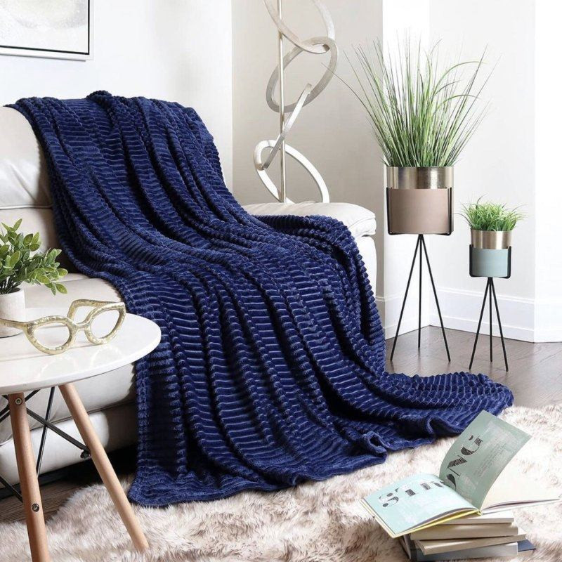 شال مبل طرح پلیسه سایز 220×200 سانتی متر