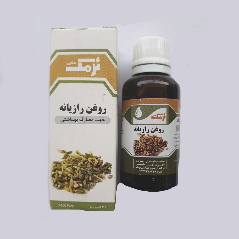 روغن مو و بدن نرمک طلایی مدل رازیانه حجم 30 میلی لیتر