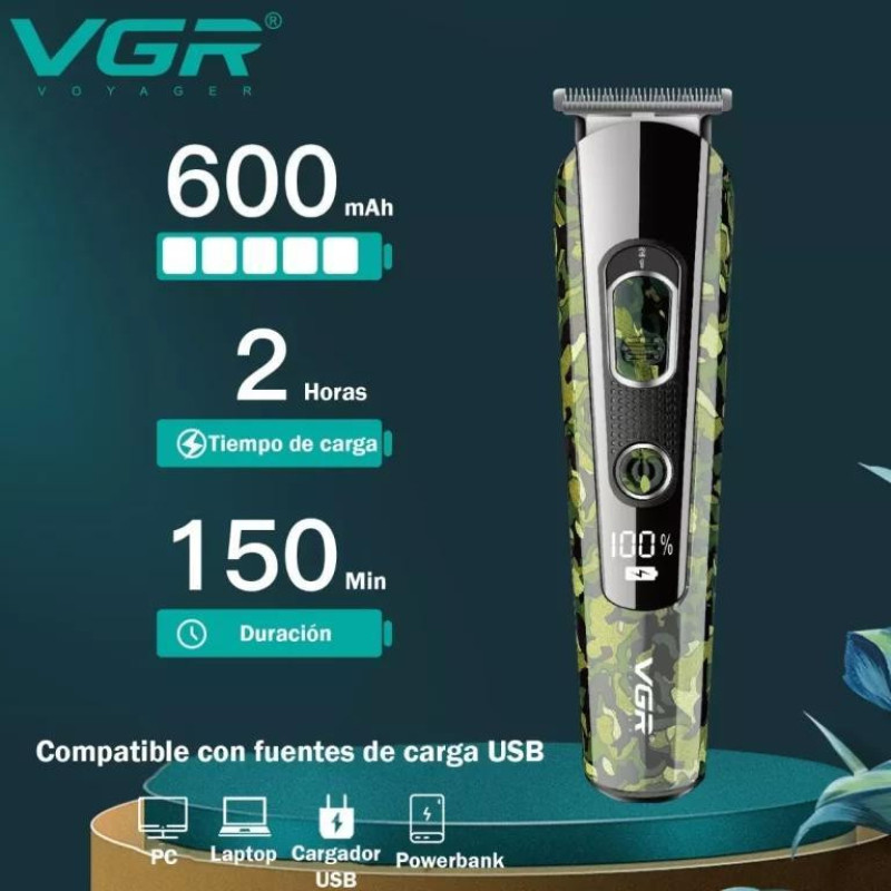 ماشین اصلاح موی سر و صورت وی جی ار مدل V-698