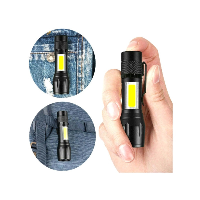چراغ قوه دستی مدل UV filtering با نور بنفش