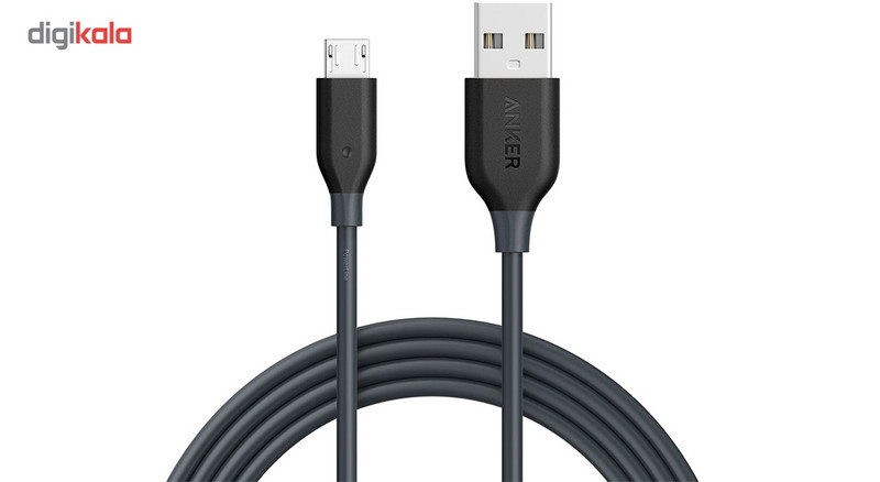 کابل تبدیل USB به microUSB انکر  مدل A8133 PowerLine طول 1.8 متر