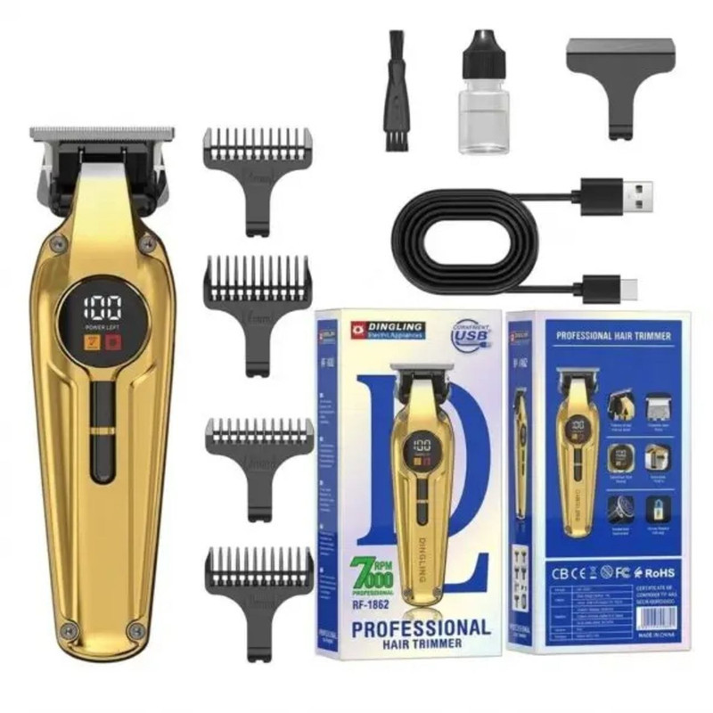 ماشین اصلاح موی سر و صورت شارژی دینگ لینگ مدل rf-1862