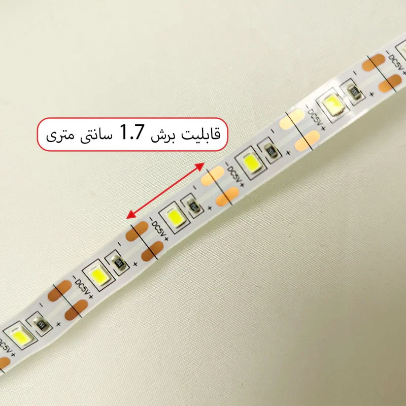 ریسه ال ای دی مدل نواری USB-5V طول یک متری