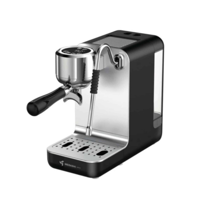 اسپرسوساز مباشی مدل ME-ECM 2114، با مصرف پودر قهوه، مناسب تهیه اسپرسو و کاپوچینو، دارای 1 عدد نازل قهوه، تنظیم دما، سینی چکه‌گیر، سیستم گرم کردن فنجان