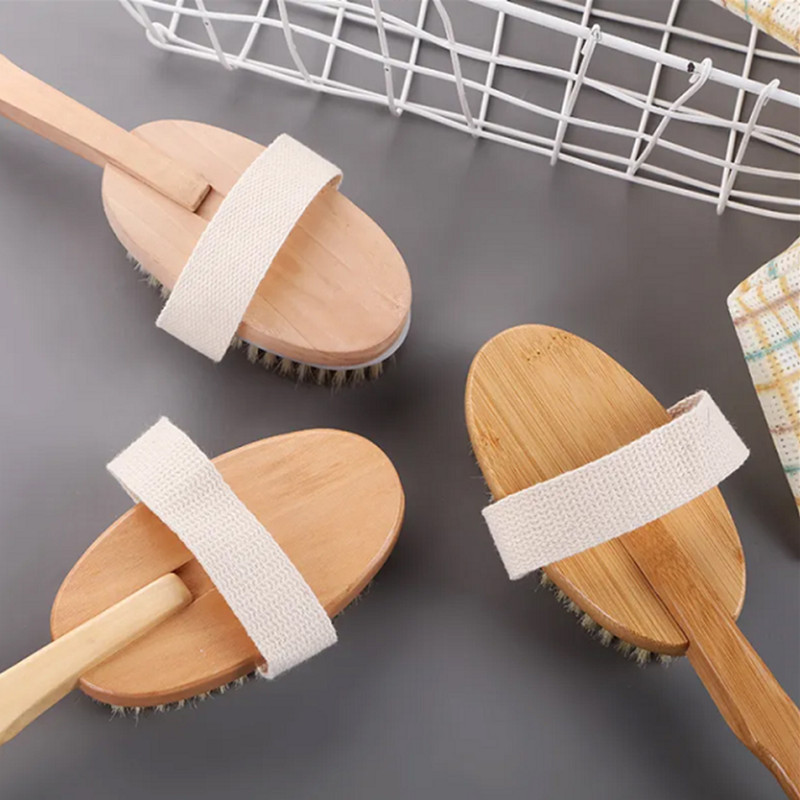 برس شستشوی بدن فیلی پلاست مدل WoodSpa