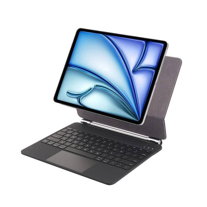 کیف کلاسوری کیبورد دار گرین لاین مدل Magic مناسب برای تبلت اپل iPad Air 11 (2024)  Air 10.9  Pro 11