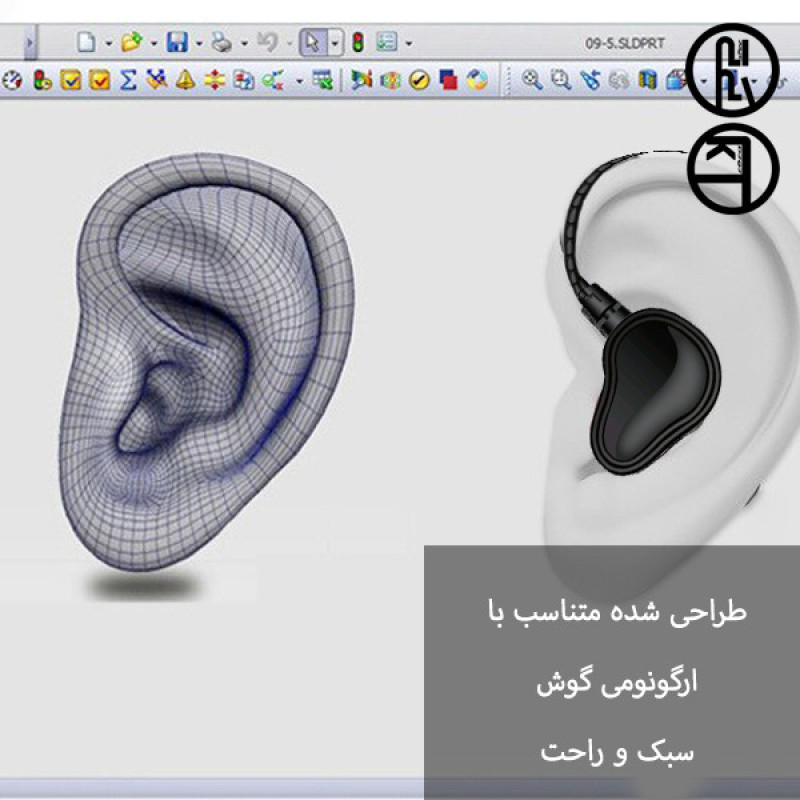 هندزفری  سیمی کی تی مدل فرنگیس