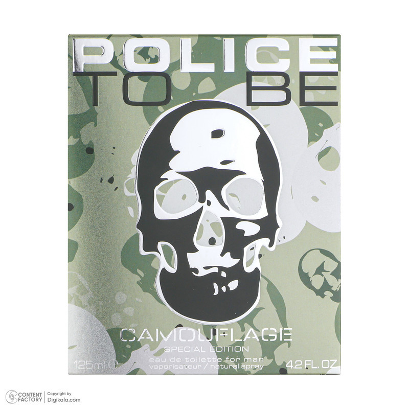 ادو تویلت مردانه پلیس مدل To Be Camouflage حجم 125 میلی لیتر