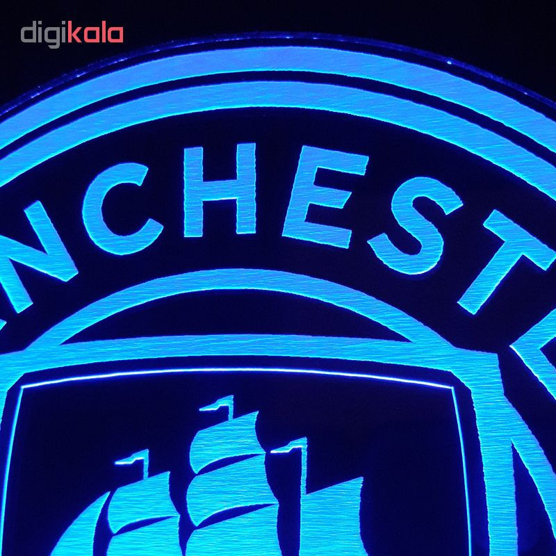 چراغ خواب طرح لوگوی تیم منچستر سیتی کد 1207