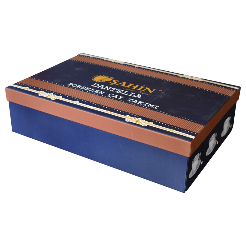 سرویس چای خوری 12 پارچه 6 نفره شاهین مدل dantella c