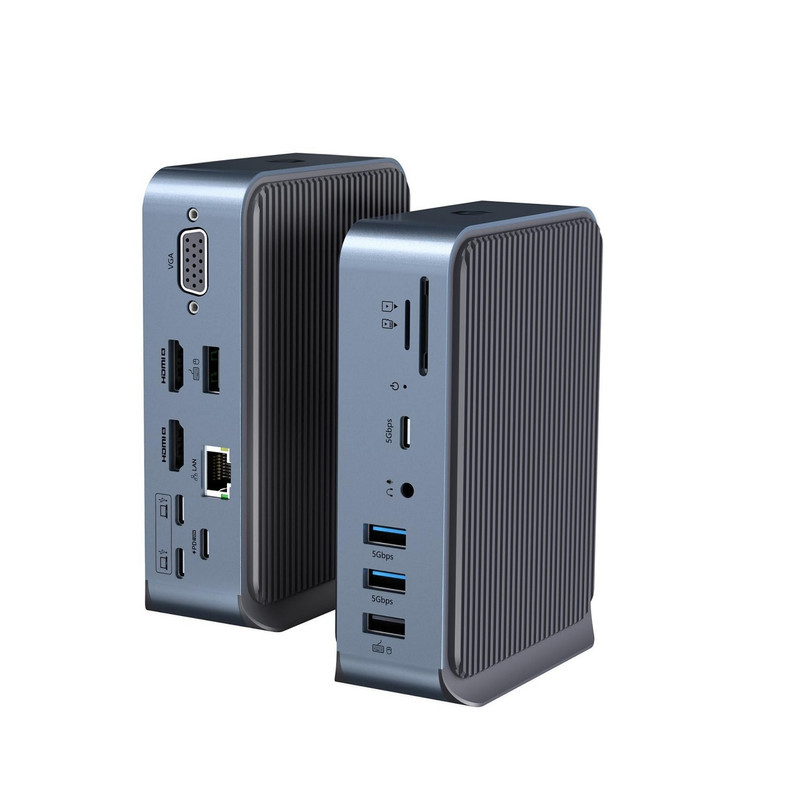 هاب 15 پورت USB-C داک استیشن مدل DC022