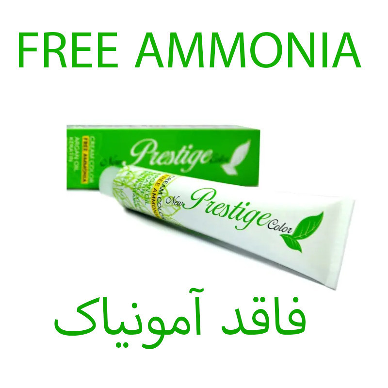 رنگ مو نیو پرستیژ کالر شماره 3 حجم 100 میلی لیتر رنگ قهوه ای تیره به همراه اکسیدان نیو پرستیژ کالر مدل 1 شش درصدی حجم 150 میلی لیتر