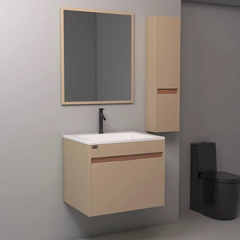 ست کابینت و روشویی آلکا مدل 4060 به همراه باکس و آینه