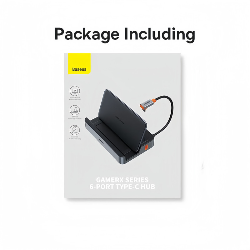هاب 6 پورت USB-C بیسوس مدل BS-OH115