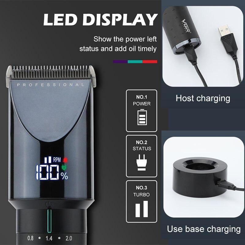 ماشین اصلاح موی سر و صورت وی جی ار مدل V-698