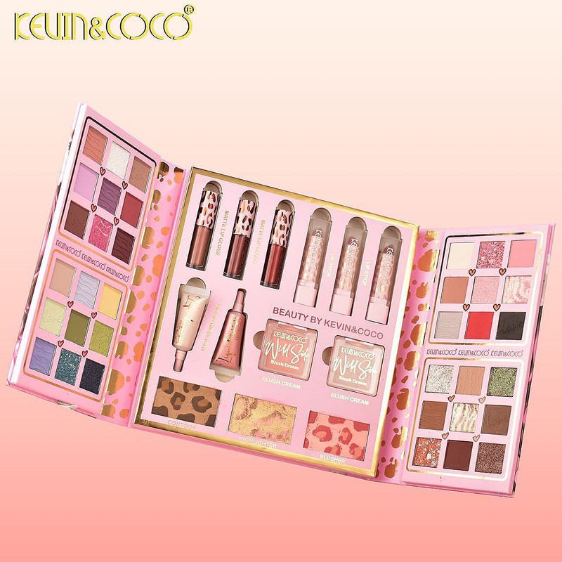 مجموعه آرایشی کوین کوکو مدل girly کد 01 بسته ۱۱ عددی