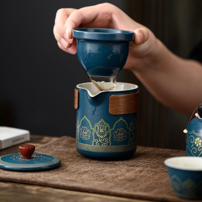 ست هدیه اشن مدل Herbal Tea طرح سرویس چای خوری
